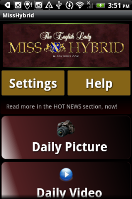 MissHybrid phone tablet app, free app, android app, Miss Hybrid, Miss Hybrid free